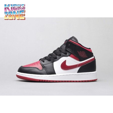 Air Jordan 1 Mid Bred Toe 36-46