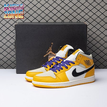 Air Jordan 1 Mid SE Lakers 852542-700 36-46