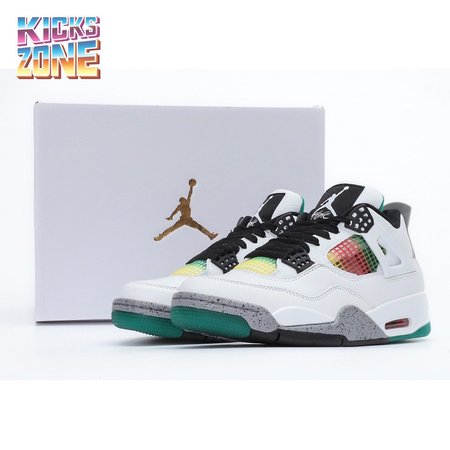 Nike Air Jordan 4 Retro Lucid Green Rasta SP36-46