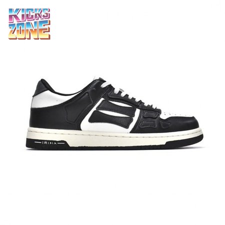 AMIRI Skel Top Low Black White Size 40-46