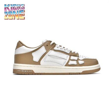 AMIRI Skel Top Low Whtie Brown Size 40-46