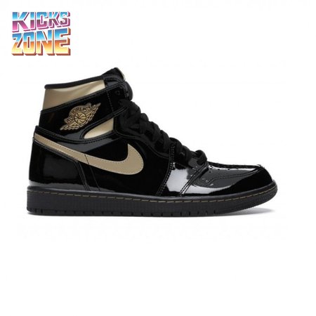 Jordan 1 Retro High Black Metallic Gold (2020) Size 36-47.5