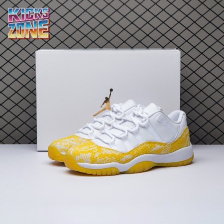 Jordan 11 Retro Low Tour Yellow Snakeskin (Women's) AH7860-107 Size 36-40