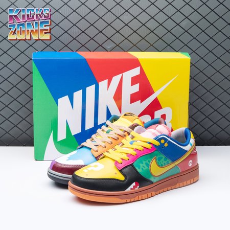 Nike Dunk Low What the Super Mario Custom Size 40-48.5