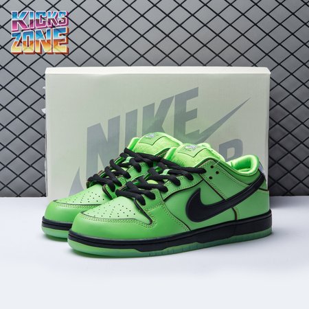 The Powerpuff Girls x Nike SB Dunk Low Buttercup FZ8319-300 Size 36-48